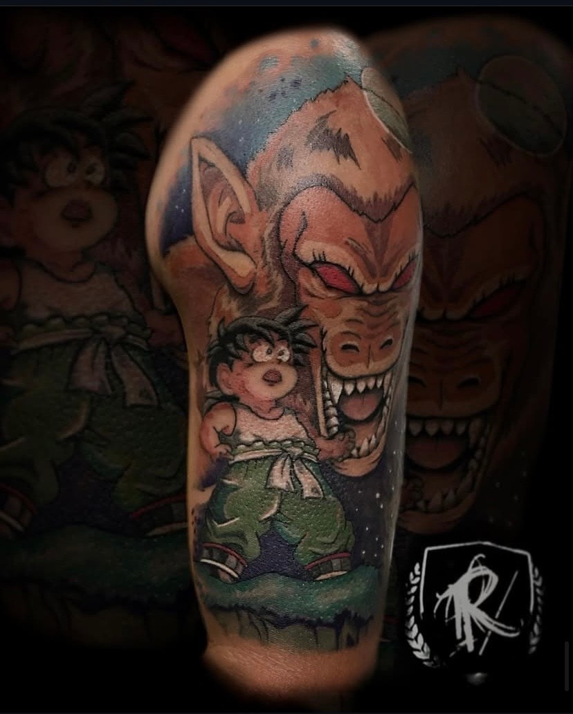 Goku & Oozaru — Dragon Ball Z Sleeve