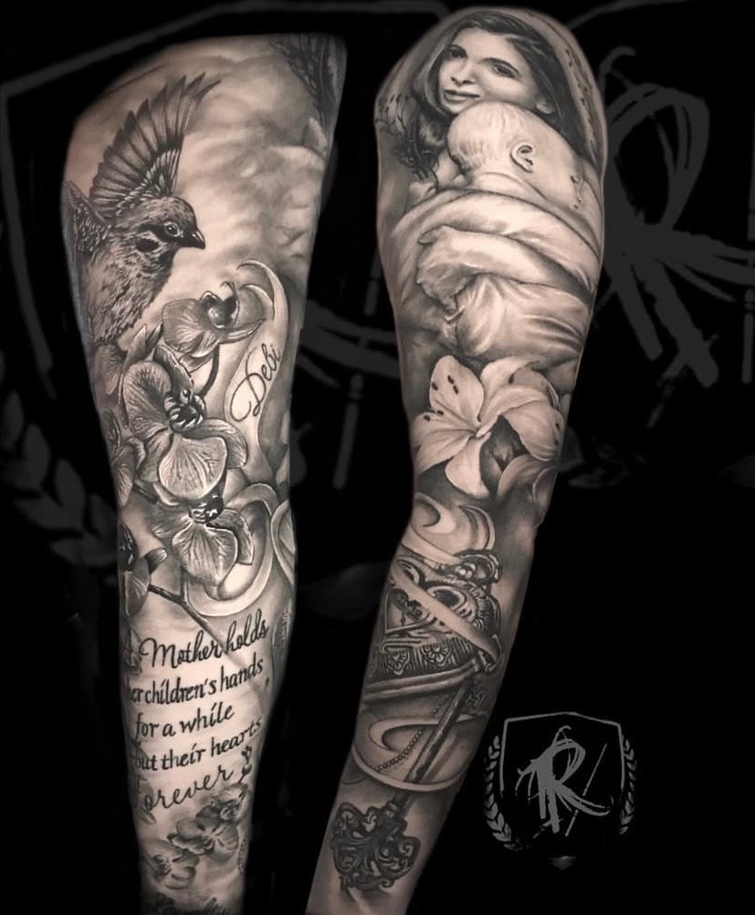 Mother & Child — Full Sleeve