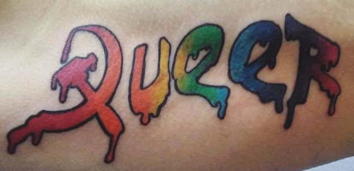 Queer Drip Lettering