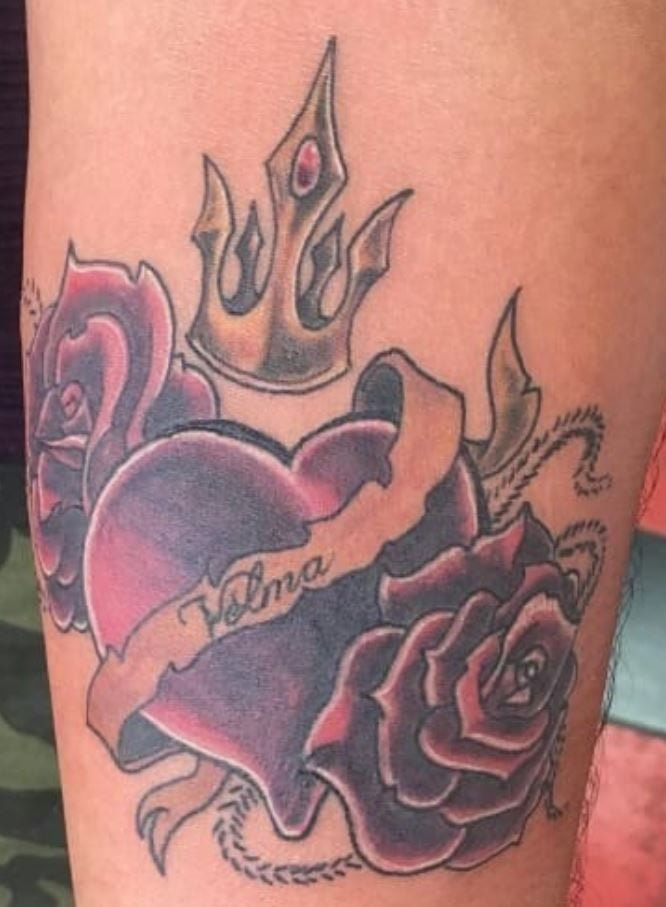Heart Crown & Roses — Velma